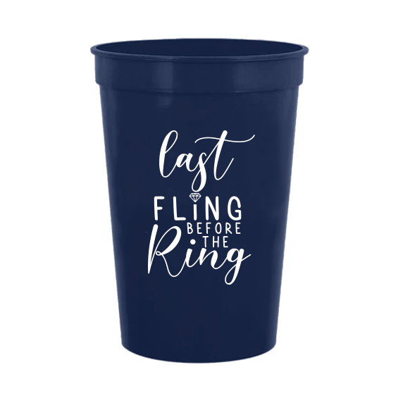 Pre-Printed Stadium Cups - Last Fling Before the Ring