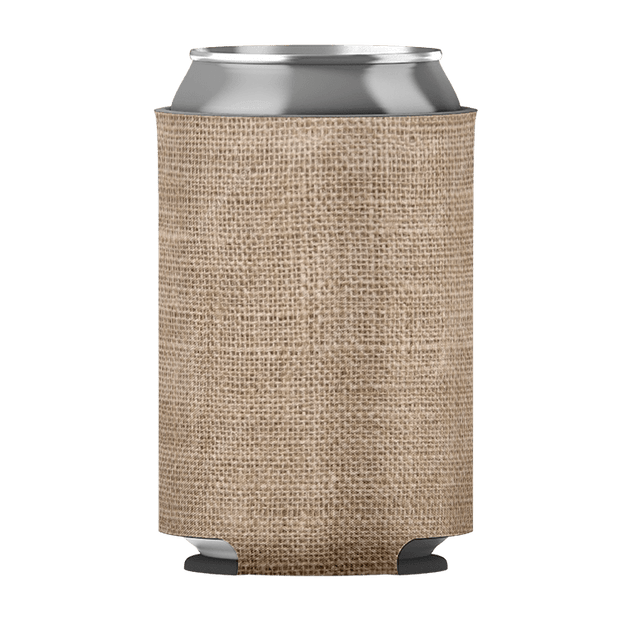 Wedding 064 - Hogs & Kisses With Leaves - Neoprene Can