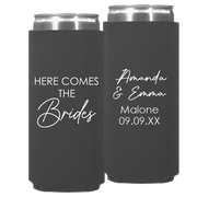 Wedding - Here Comes The Brides - Neoprene Slim Can 168