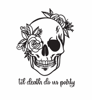 Squad Skull Tank : Til Death Do Us Party - Slouchy Style