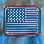 American Flag Cooler Top Pad - Red, White, Blue