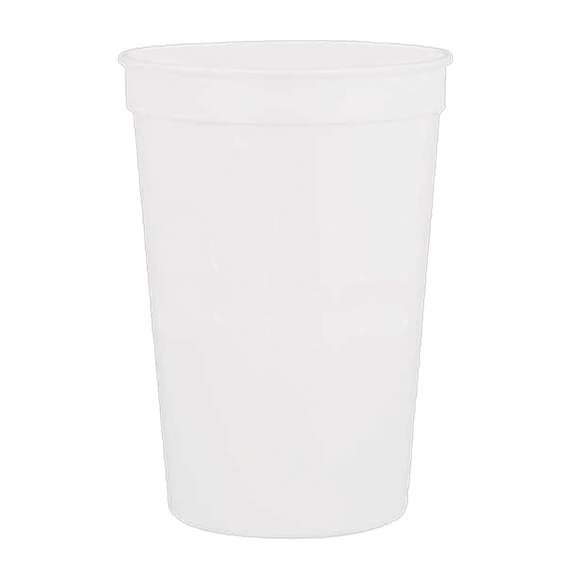 Wedding 155 - Last Name Initial With Wreath - 16 oz Plastic Cups