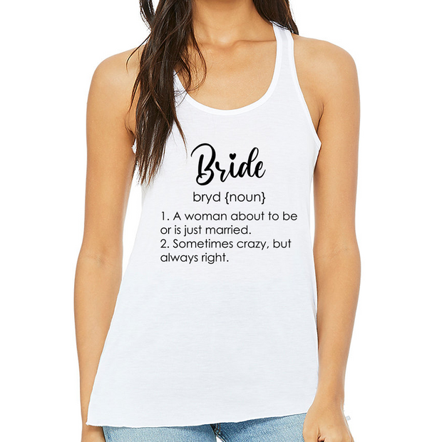 Bride Definition Tank One Stop Bride Shop