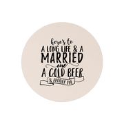 Wedding Template 12 – Single Side Coaster