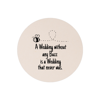 Wedding Template 71 – Single Side Coaster