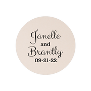 Wedding Template 84 – Single Side Coaster