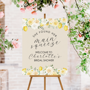 Bridal Shower Sign - Lemon Main Squeeze