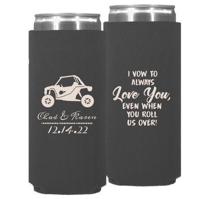 Wedding - I Vow To Always Love You Side By Side - Neoprene Slim Can 006