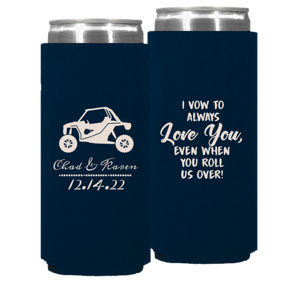 Wedding 006 - I Vow To Always Love You Side By Side - Foam Slim Can