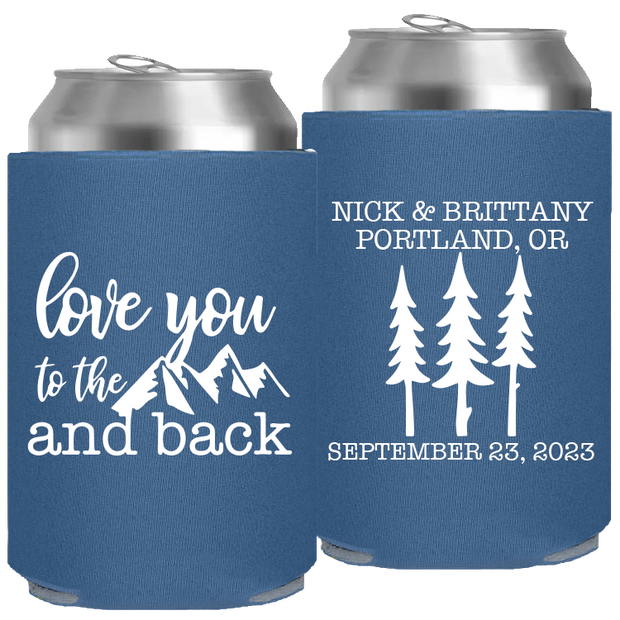 Wedding 116 - Love You To The Moon & Back Trees - Foam Can