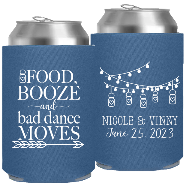Wedding 146 - Food Booze And Bad Dance Moves Mason Jar Lights - Foam Can