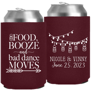 Wedding - Food Booze And Bad Dance Moves Mason Jar Lights - Neoprene Can 146