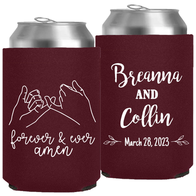 Wedding 156 - Pinky Promise Forever Ever Amen - Neoprene Can