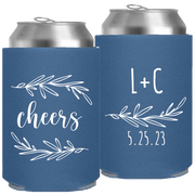 Wedding 157 - Cheers With Leaves - Foam Can