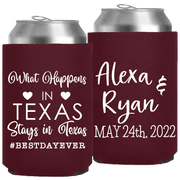 Wedding 163 - What Happens In Texas Stays In Texas - Neoprene Can
