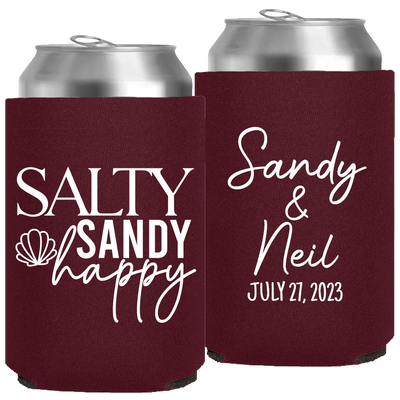 Wedding 166 - Salty Sandy Happy - Neoprene Can