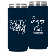Wedding 166 - Salty Sandy Happy - Foam Slim Can
