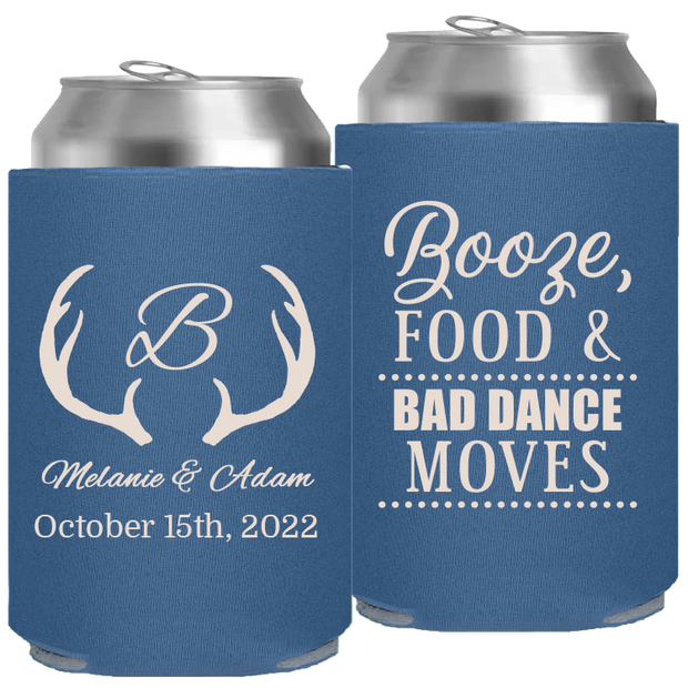 Wedding - Booze Food And Bad Dance Moves With Antlers - Foam Can 020