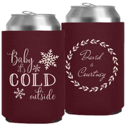 Wedding 043 - Baby It's Cold Outside Winter - Neoprene Can