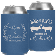 Wedding 064 - Hogs & Kisses With Leaves - Foam Can