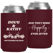 Wedding 077 - And They Rode Happily Ever After Motorcycle - Neoprene Can