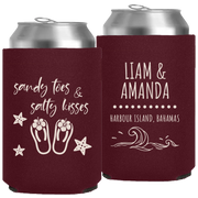 Wedding 081 - Sandy Toes And Salty Kisses - Neoprene Can