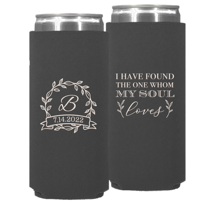 Wedding 085 - I Have Found The One Whom My Soul Loves - Neoprene Slim Can