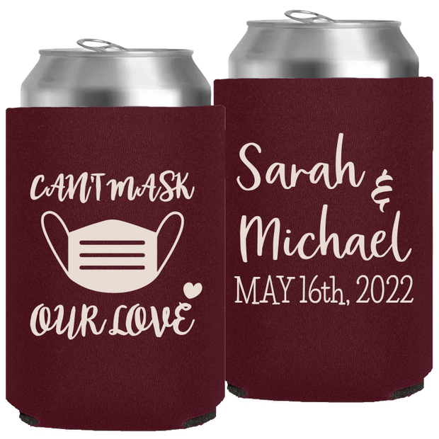Wedding 087 - Can't Mask Our Love - Neoprene Can