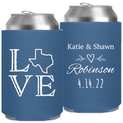 Wedding 094 - Love With Texas State Names - Foam Can