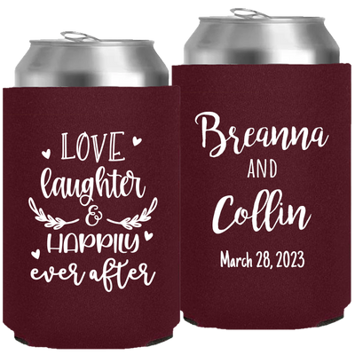 Wedding 099 - Love Laughter And Happily Ever After - Neoprene Can