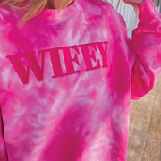 Tye Dye Wifey - Sweatshirt